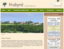 Tablet Screenshot of hrabyne.cz